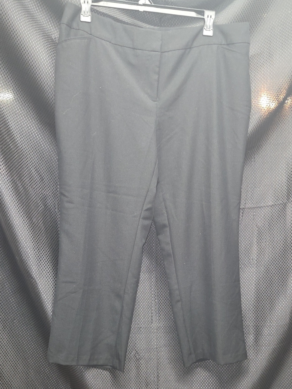 Avenue Black Boot-Cut Zip Pants